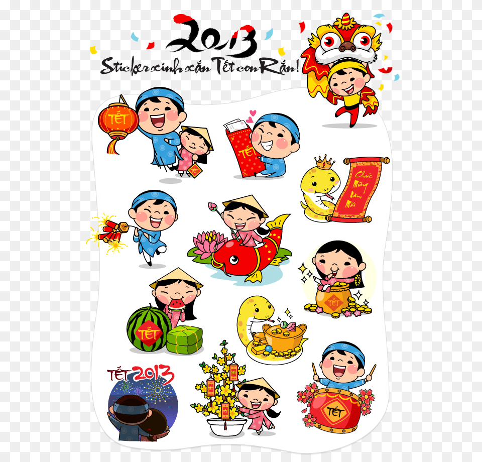 Vietnamese New Year Clip Art Best May Clip Artphotos Images, Book, Comics, Publication, Baby Free Png