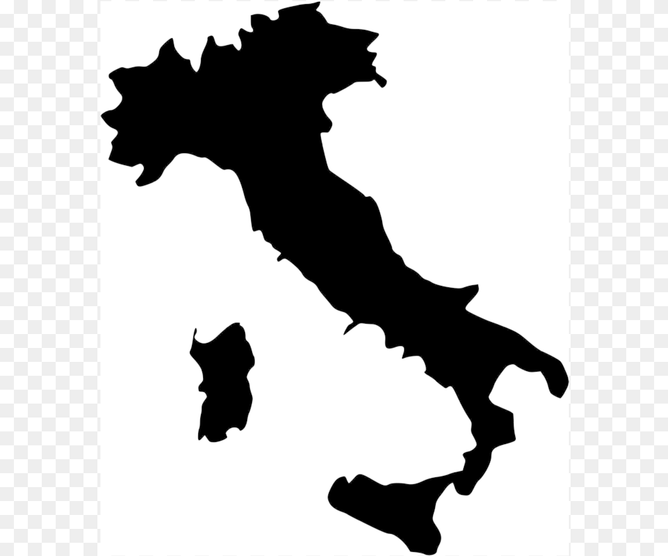 Vieu Clip Cat Silhouette Italy Map, Stencil, Person, Animal, Mammal Png