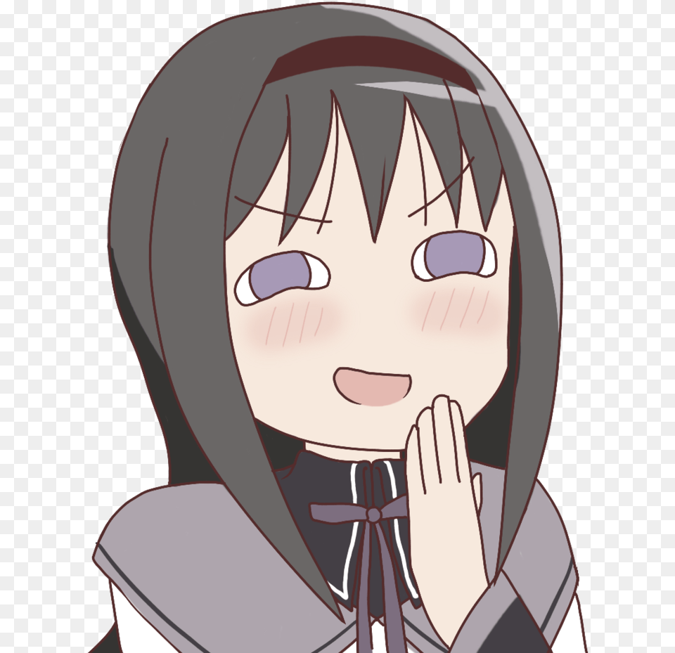 View 11 Smug Anime Girl Transparent, Book, Comics, Publication, Person Free Png Download