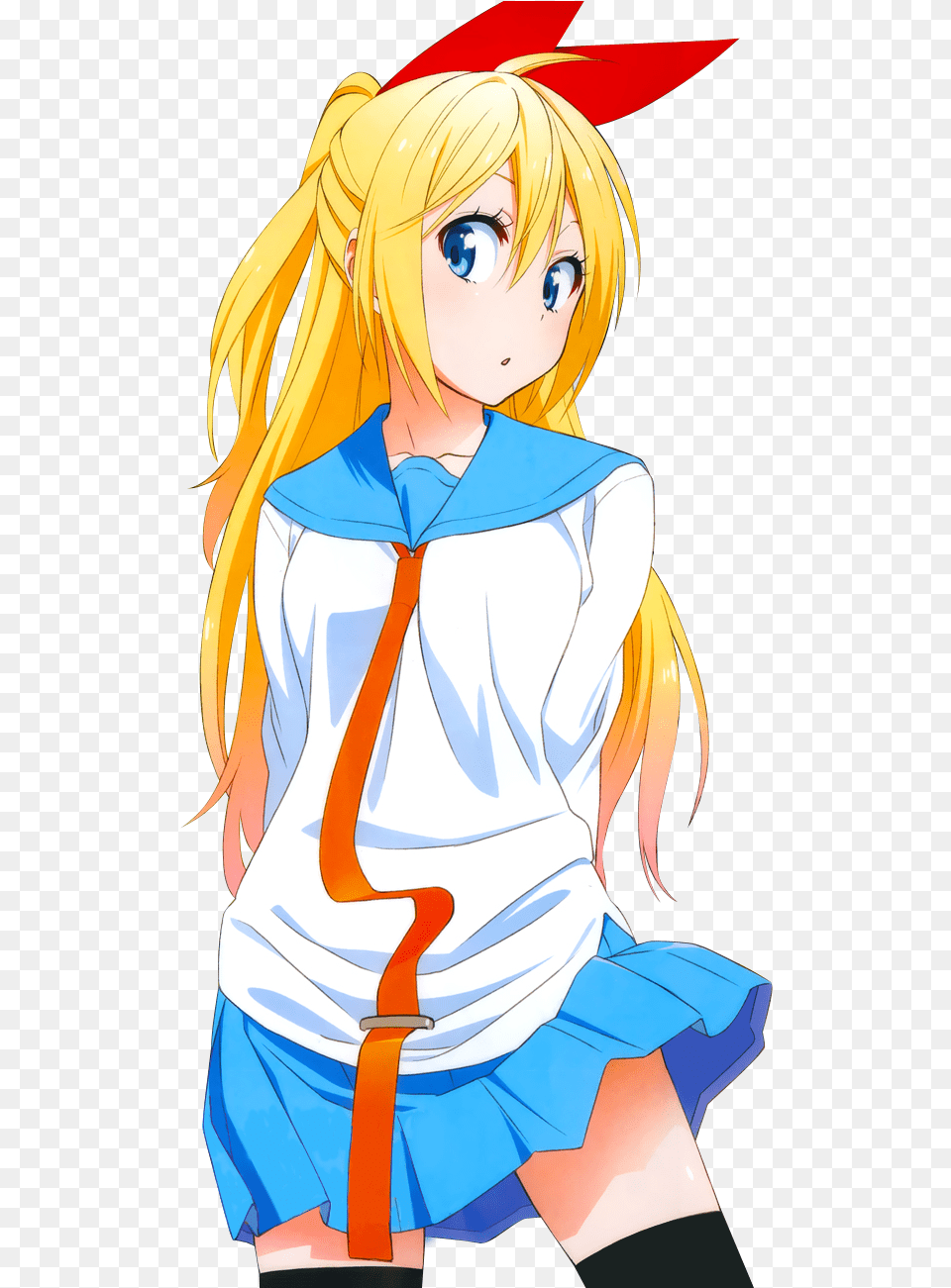 View Chitoge Kirisaki Transparent, Book, Comics, Person, Publication Free Png Download