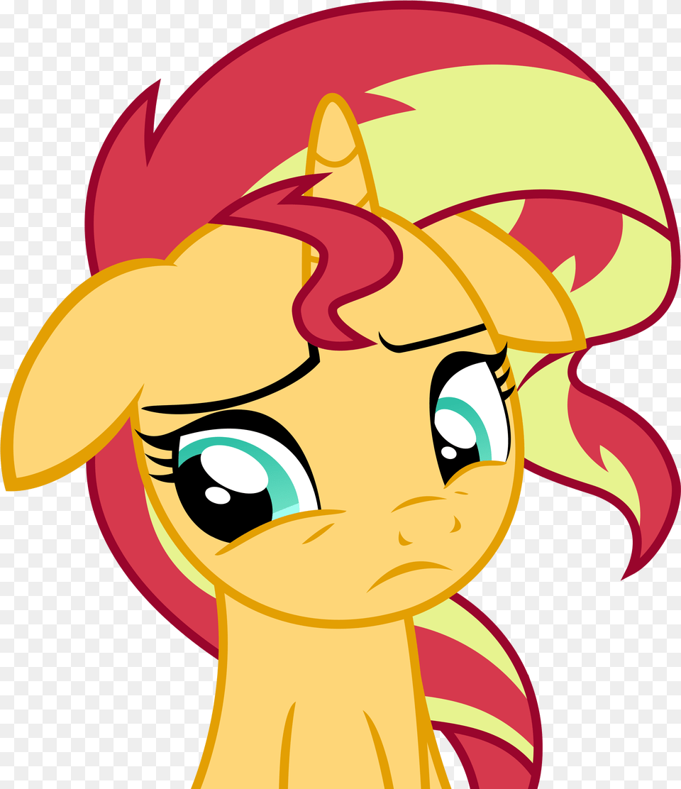View Sunset Shimmer, Baby, Person, Face, Head Free Png Download