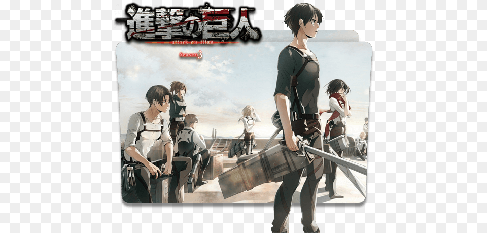 View 20 Aot Icons Eren Titan Attack On Titan Folder Icon, Adult, Publication, Person, Female Png