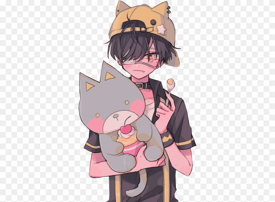 View 30 Kawaii Anime Cat Boy Pfp Cute Anime Boys, Baby, Book, Comics, Person Free Png Download