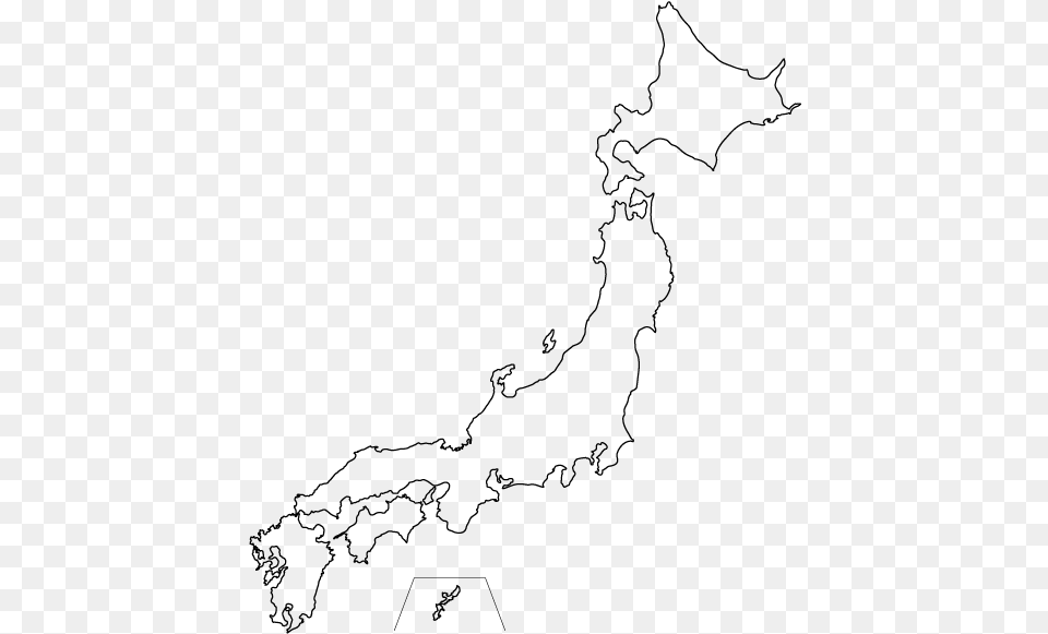 View All 1 Map Of Japan, Gray Free Transparent Png