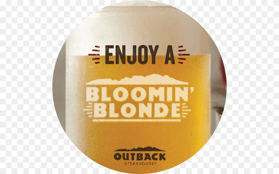 View All Outback Steakhouse, Alcohol, Beer, Beverage, Disk Free Transparent Png