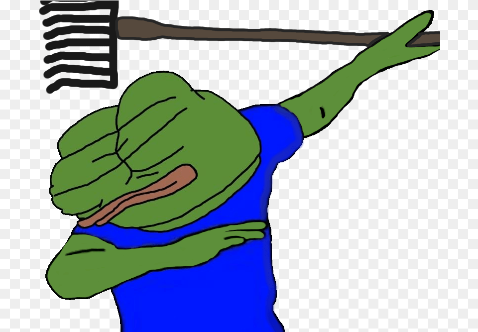View Day Of The Rake Pepe Dabbing Transparent, Body Part, Finger, Hand, Person Png Image