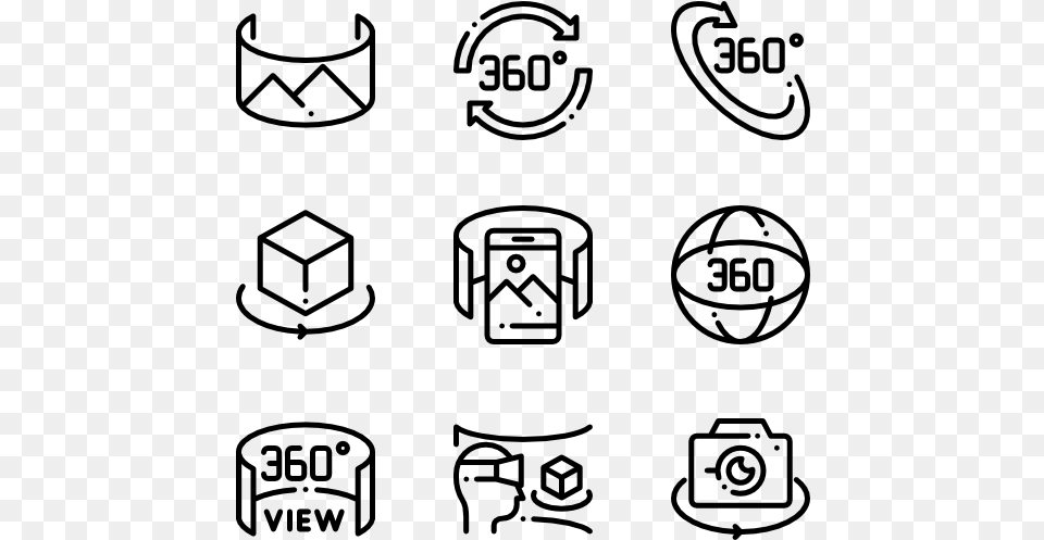 View Design Icons, Gray Png Image