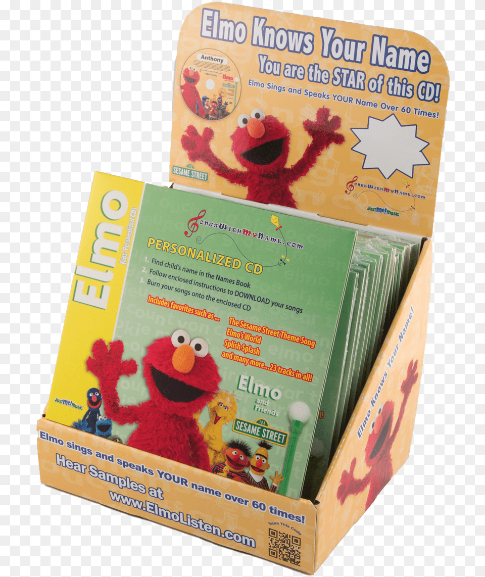 View Display Cases Elmo, Plush, Toy, Person, Face Free Png Download