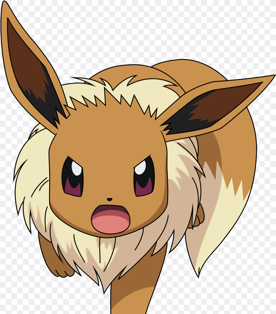 View Eevee Leak Megas Angry Eevee, Animal, Fish, Sea Life, Shark Png