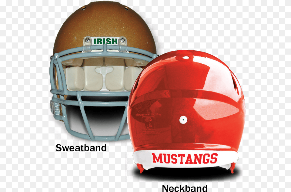 View Football Helmet Neckband Decals, American Football, Person, Playing American Football, Sport Png Image