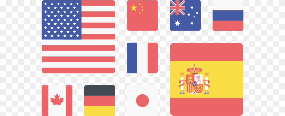 View Full Preview Circular Flags Of The World, American Flag, Flag Free Png Download