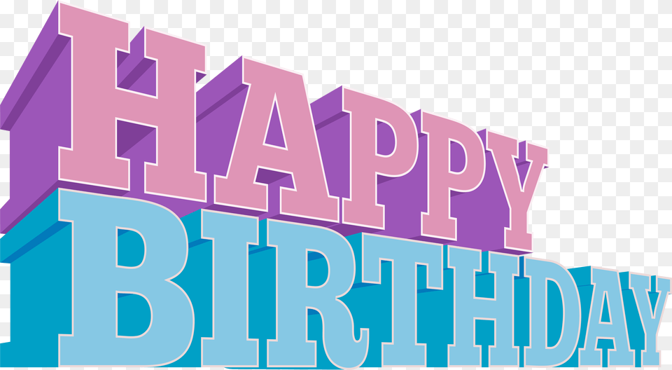 View Full Size Happy Birthday Logo Design, Purple, Architecture, Building, Hotel Free Transparent Png