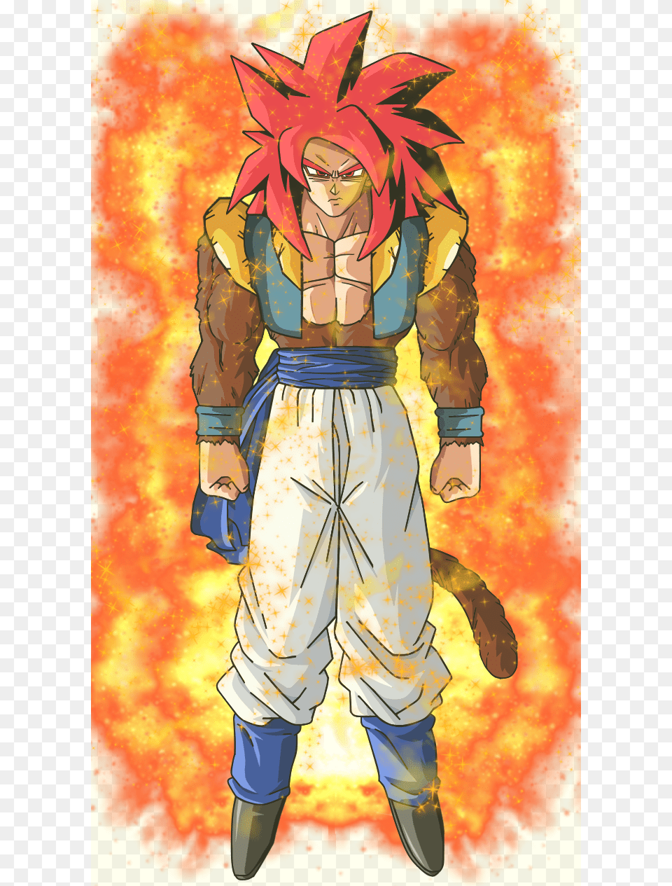 View Fullsize Gogeta Image Super Saiyan, Publication, Book, Comics, Person Free Transparent Png