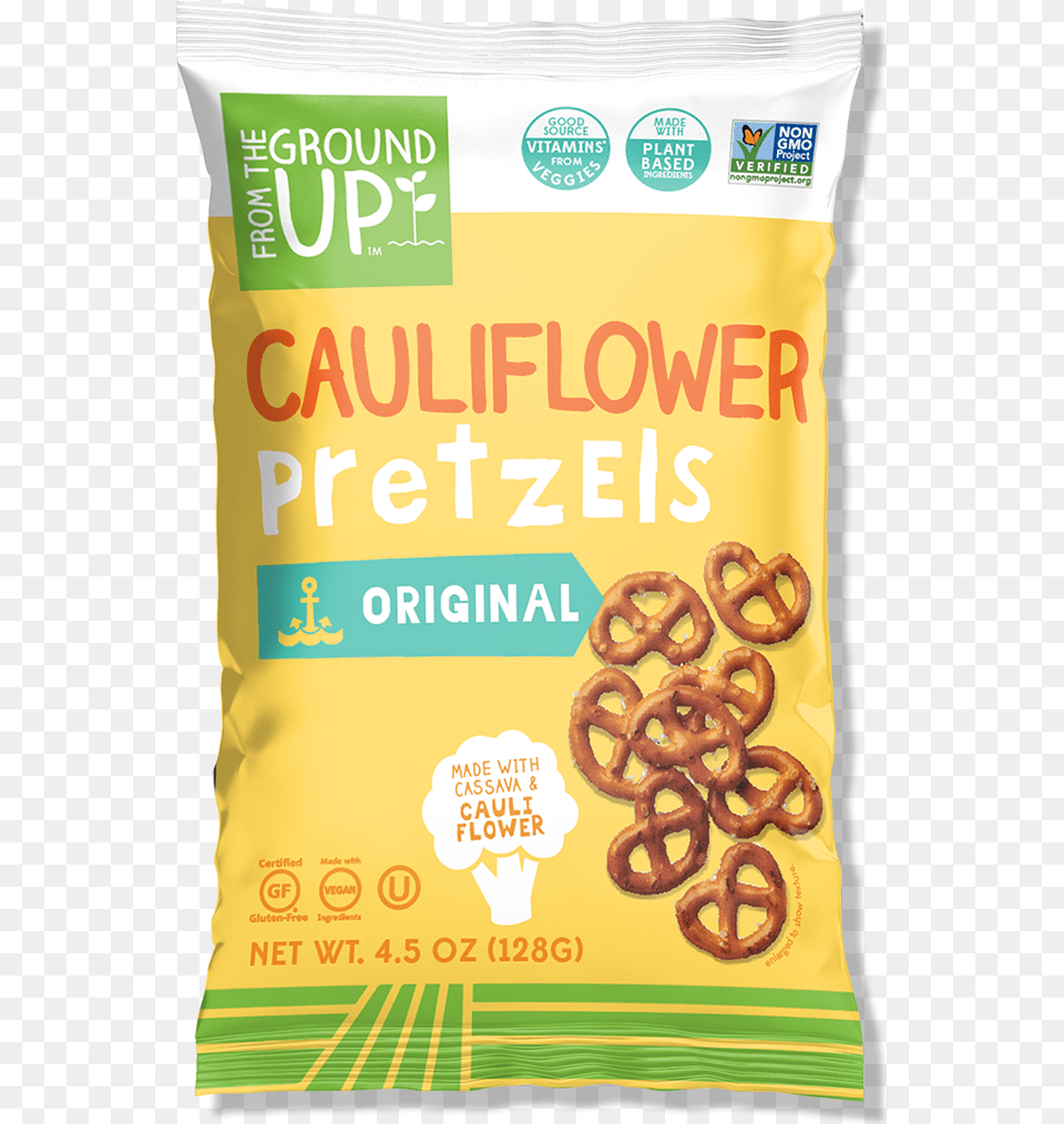 View Ground Up Cauliflower Pretzels, Food, Pretzel Png