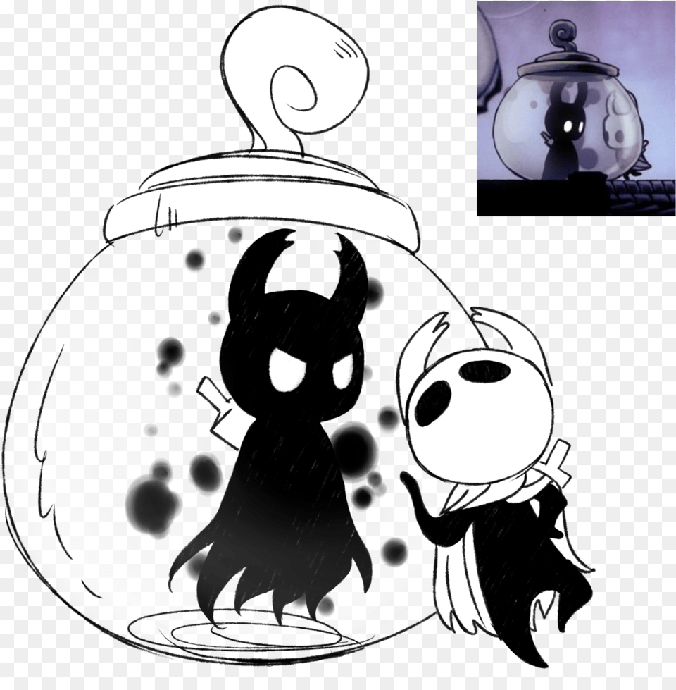 View High Resolution Hollow Knight Shade Lord, Stencil, Lamp, Pottery, Book Free Transparent Png