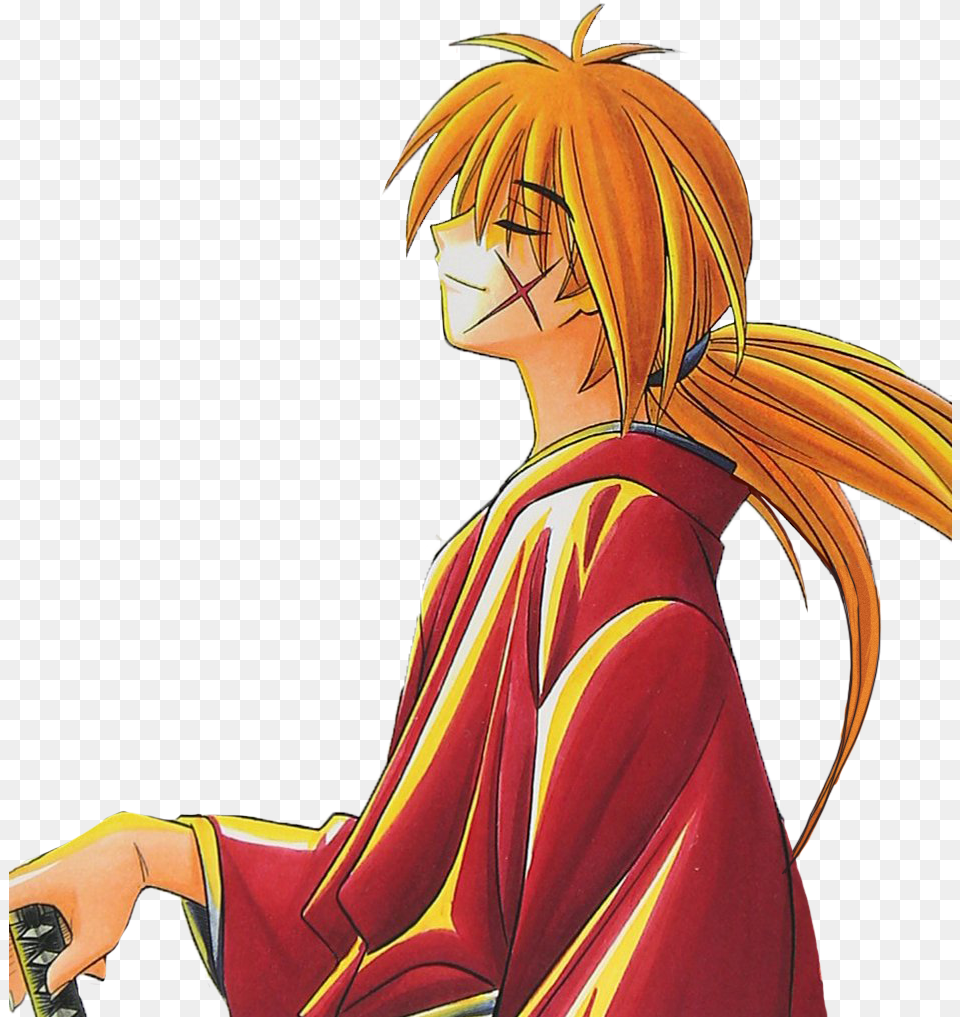 View Kenshin 28   Book, Publication, Comics, Adult, Person Png Image