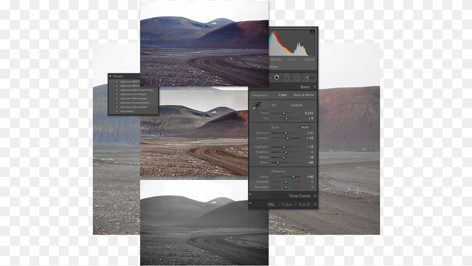 View Larger Adobe Photoshop Lightroom Version 6 Dvd, Art, Collage, Soil, Road Free Png Download