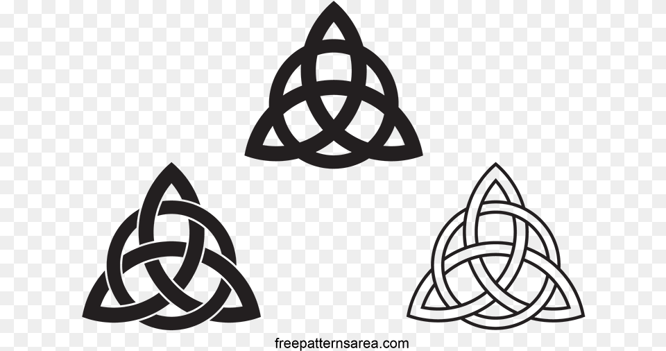 View Larger Celtic Triquetra Symbol Vector Celtic Knots, Triangle Free Png