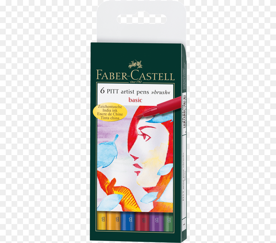 View Larger Faber Castell, Book, Publication, Person, Paint Container Free Png
