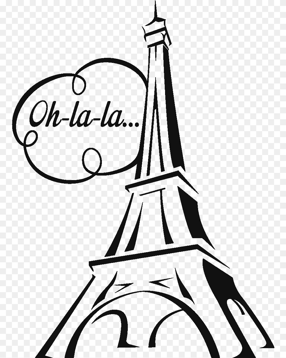 View Larger Image Image Vector Eiffel Tower Draw, Silhouette, Architecture, Building, Spire Png