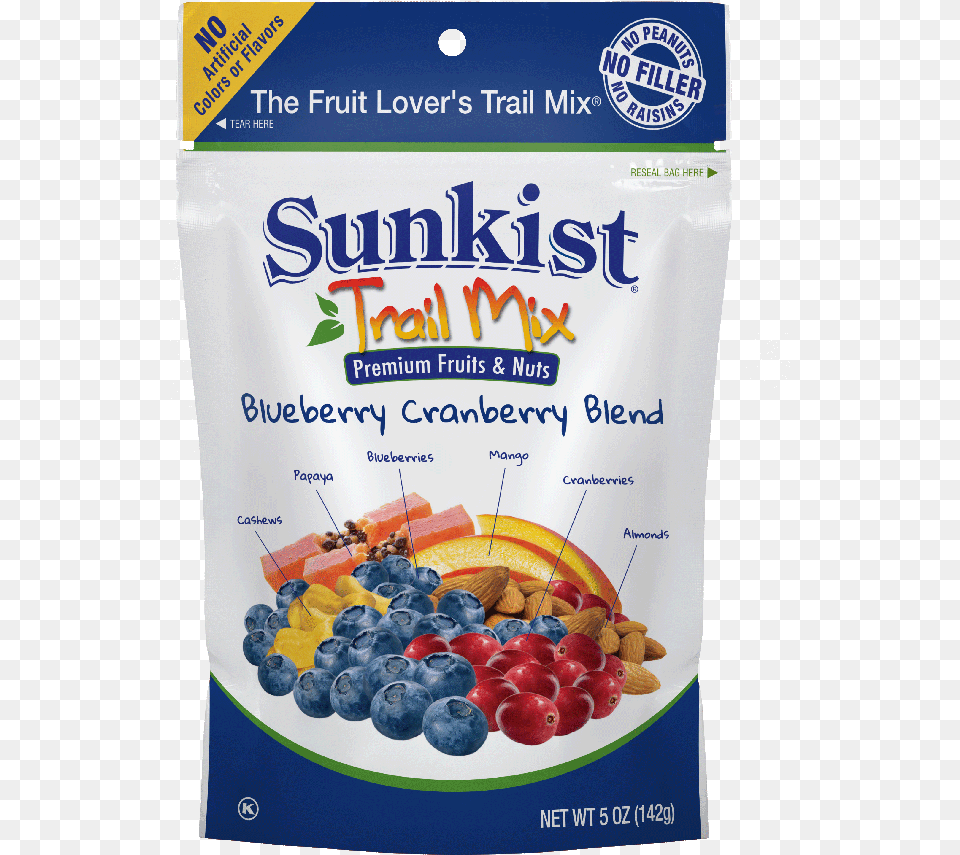 View Larger Sunkist Trail Mix Strawberry Banana Blend, Berry, Blueberry, Food, Fruit Png Image