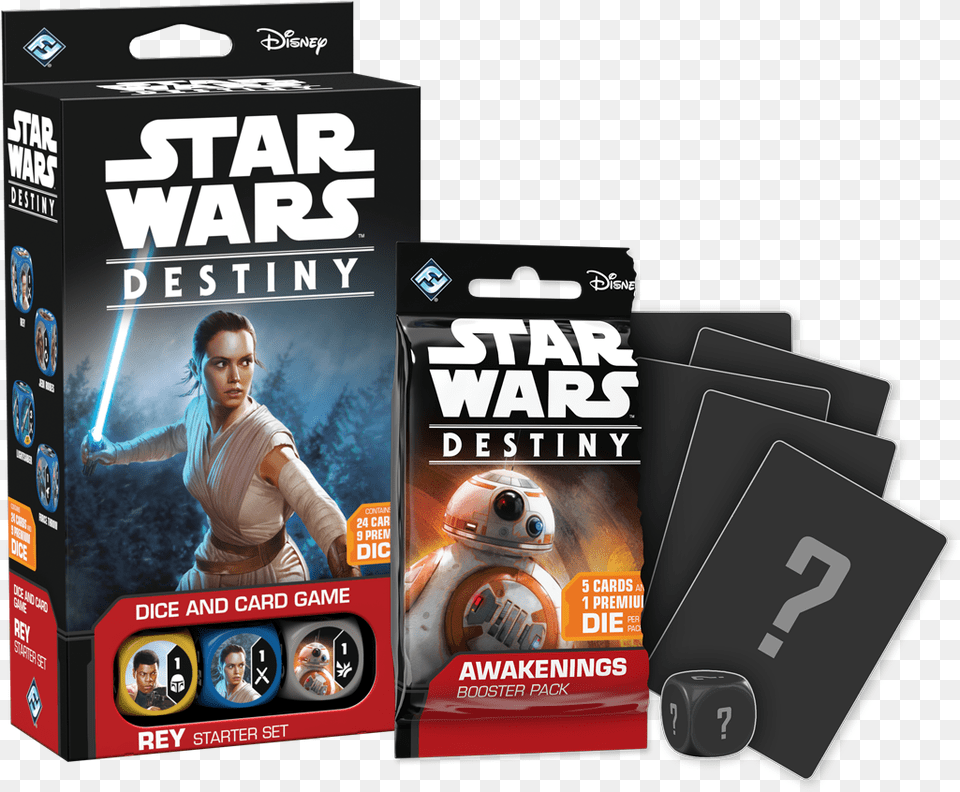 View Larger Star Wars Destiny Rey Starter Set, Adult, Female, Person, Woman Free Png Download
