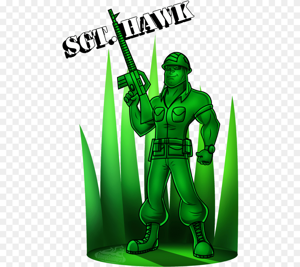 View Media Army Men Sgt Hawk, Green, Adult, Male, Man Free Transparent Png