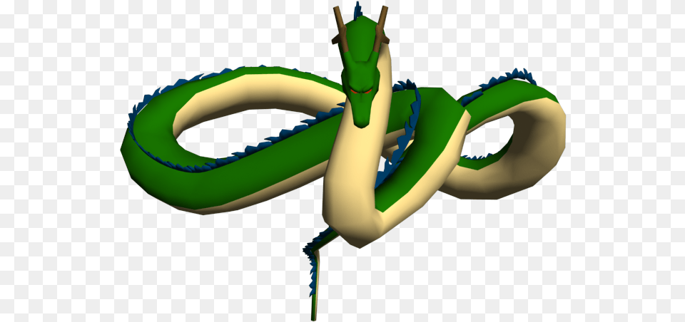 View Media Shenron 3d Model, Animal, Reptile, Green Snake, Snake Free Transparent Png