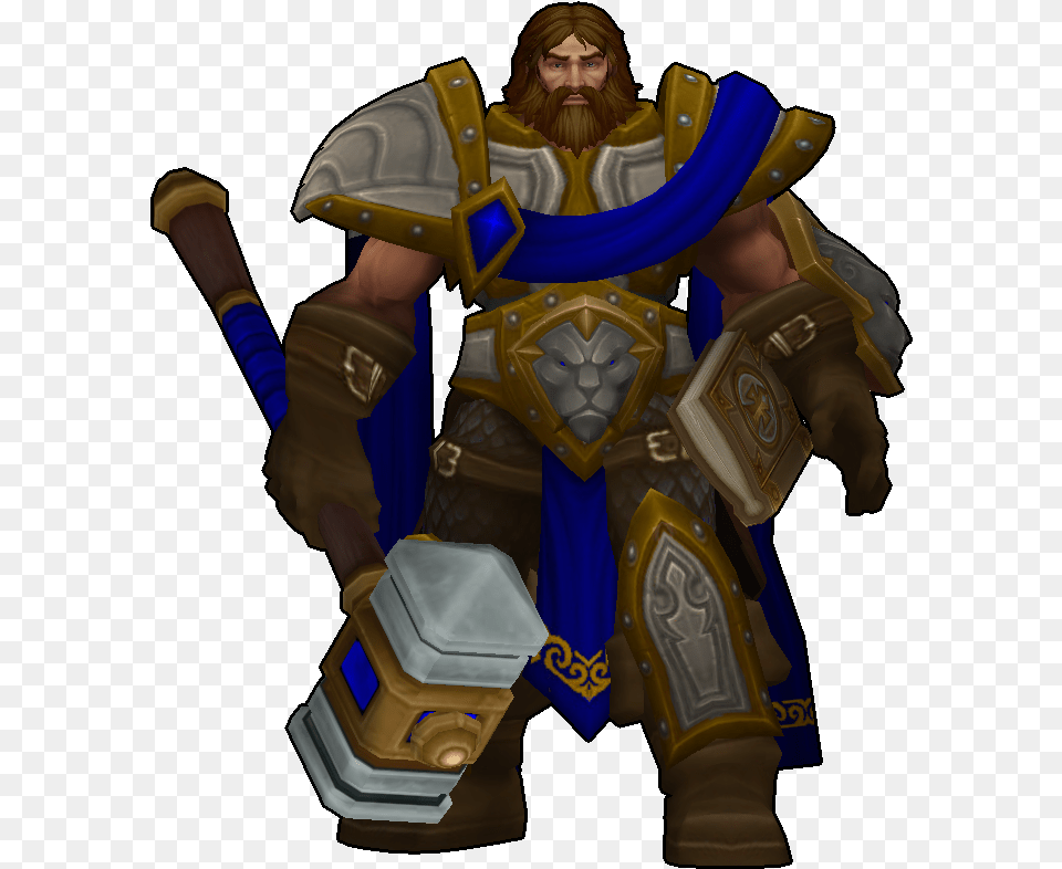 View Media Warcraft 3 Paladin Model, Baby, Person, Armor, Face Free Png Download