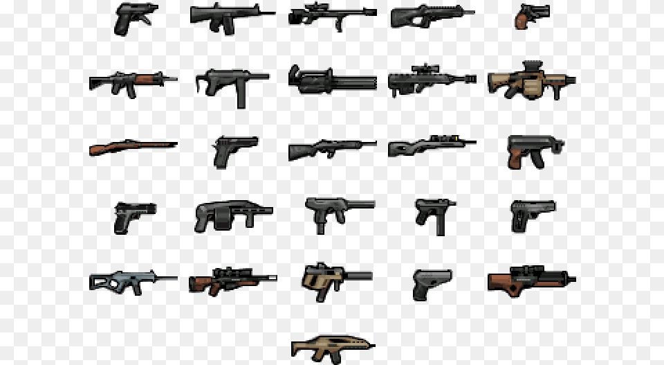View Media Weapons Pixel Art, Firearm, Gun, Handgun, Weapon Free Png