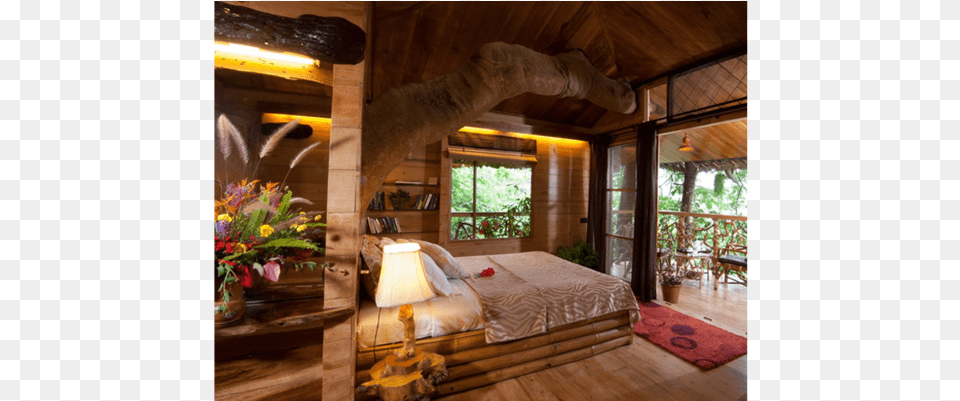 View Of The Tree House Resort Tranquil Tranquil Resort Wayanad Tree House Resorts, Architecture, Stained Wood, Interior Design, Indoors Png