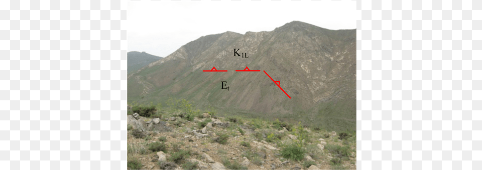 View Of Thrust Fault That Caused Cretaceous Rocks Overturned Hill, Wilderness, Slope, Peak, Outdoors Free Png Download