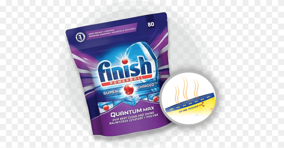 View Our Latest Fragrance Zip Solution Success Story Finish Quantum Max 80 Tablets Dishwasher Tablets, Disk, Gum Png