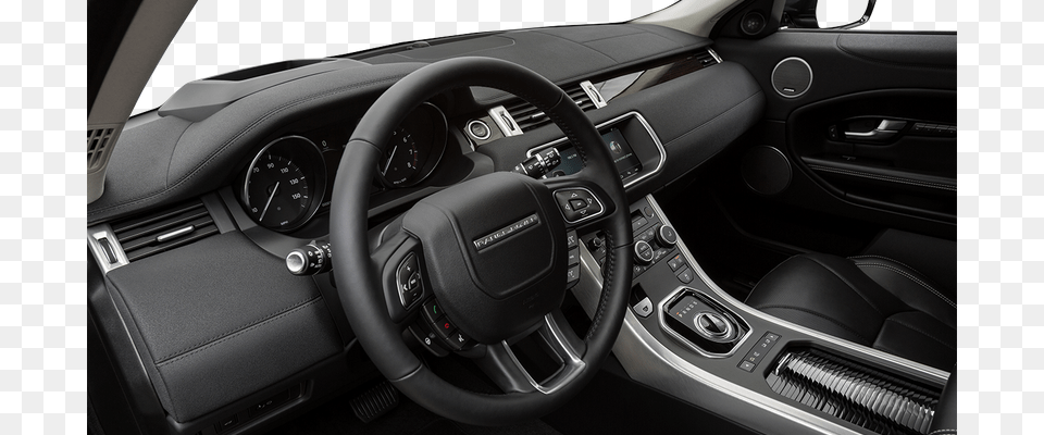 View Photos Open Photo Gallery Range Rover Evoque 2018 Black Interior, Car, Transportation, Vehicle Png