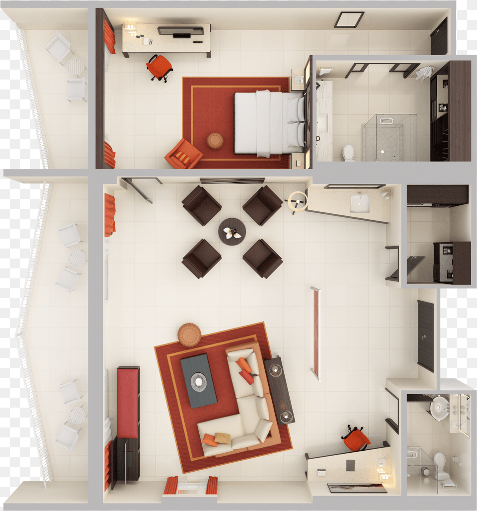 View Photos The Condado Plaza Hilton, Diagram, Floor Plan, Furniture Free Transparent Png