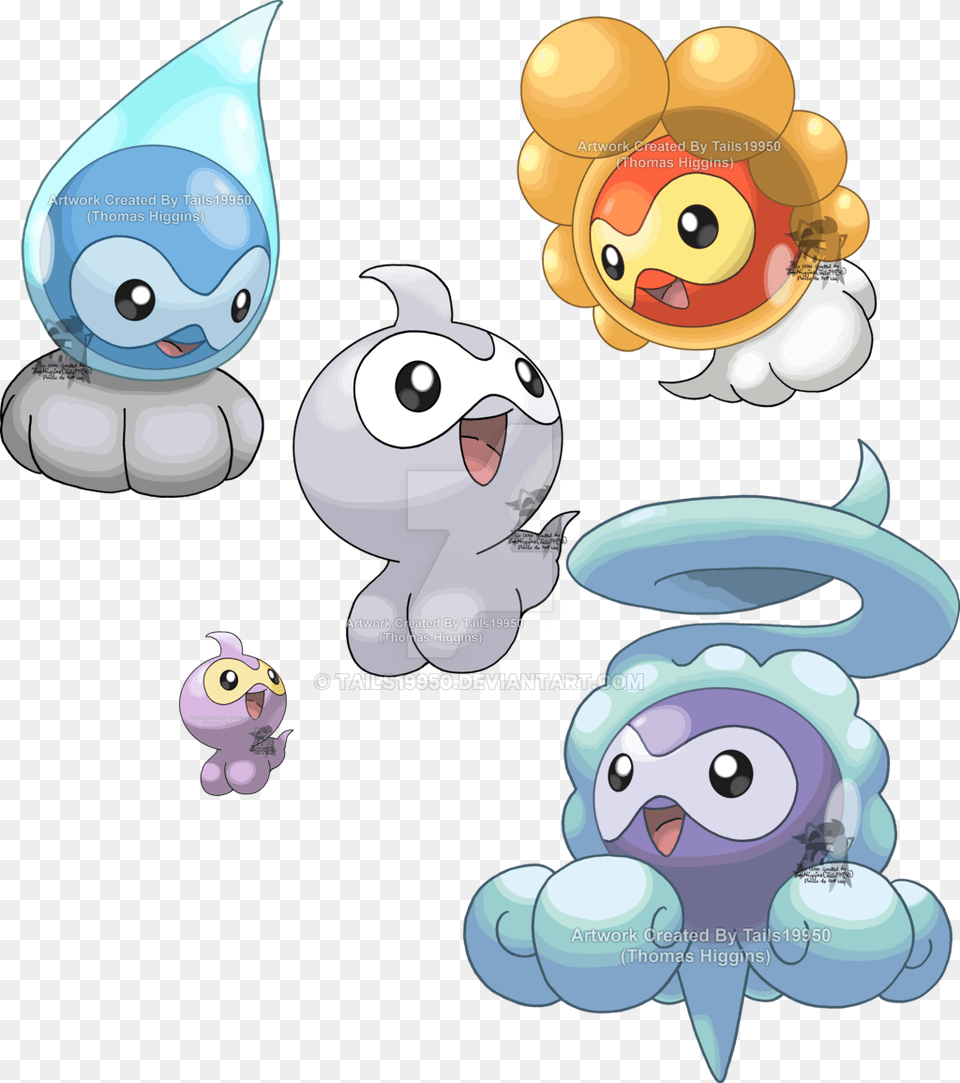 View Poof Rainy Castform, Plush, Toy, Animal, Bear Free Png Download