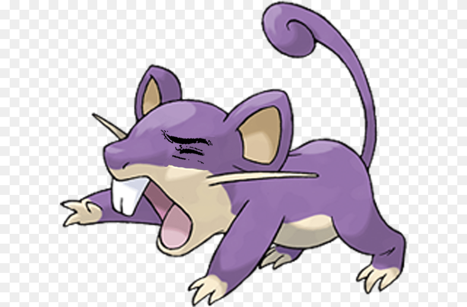 View Rattata Pokemon Rattata, Purple Png Image