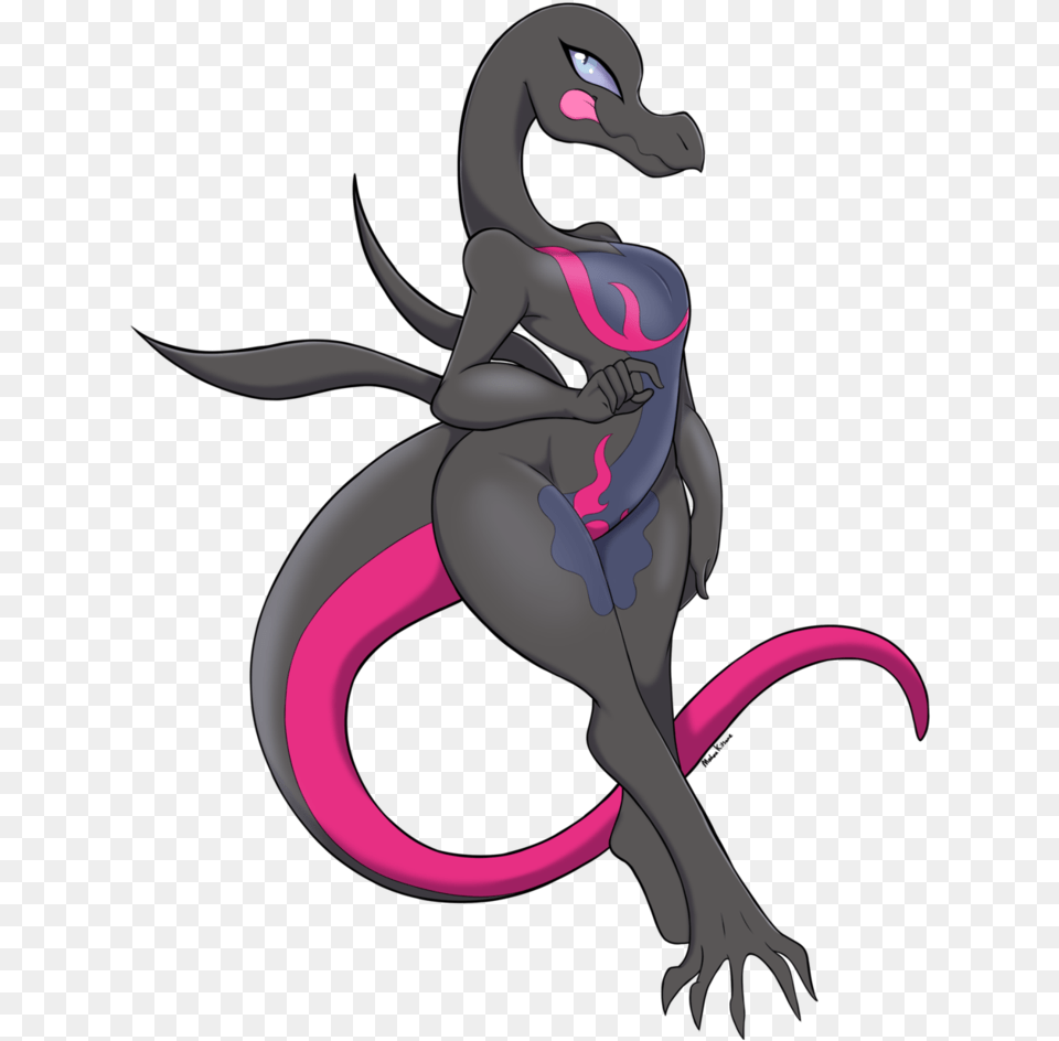 View Salazzle By Mahou Kitsune Dapde6j Salazzle Porn, Person, Animal Free Transparent Png