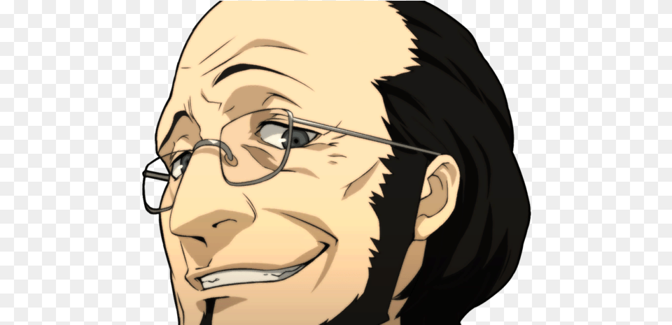 View Samegoogleiqdbsaucenao Persona 5 Sojiro Smug Face, Accessories, Glasses, Publication, Book Free Png Download