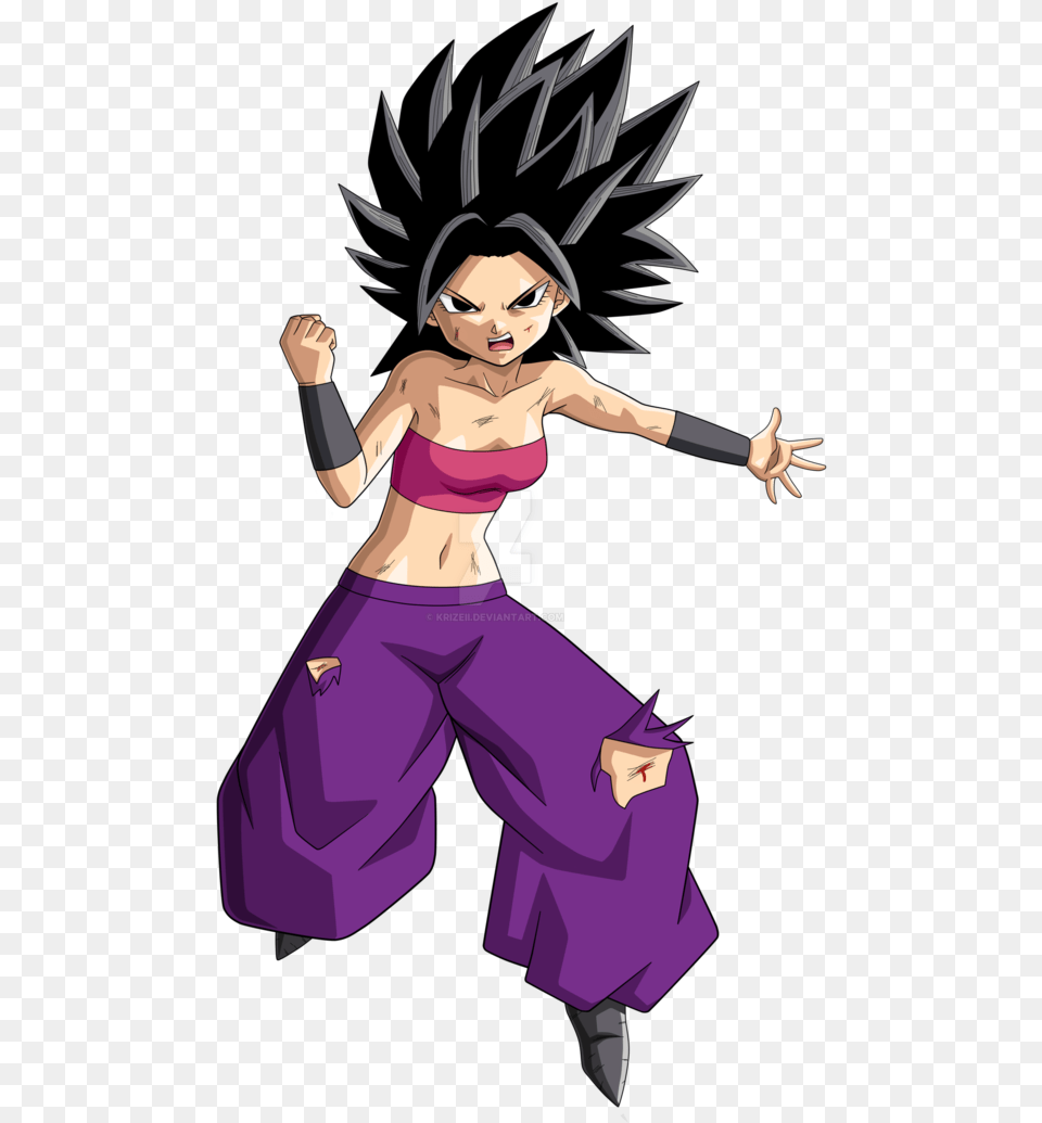 View Samegoogleiqdbsaucenao Caulifla Dragon Ball Super Caulifla, Book, Comics, Publication, Person Free Png