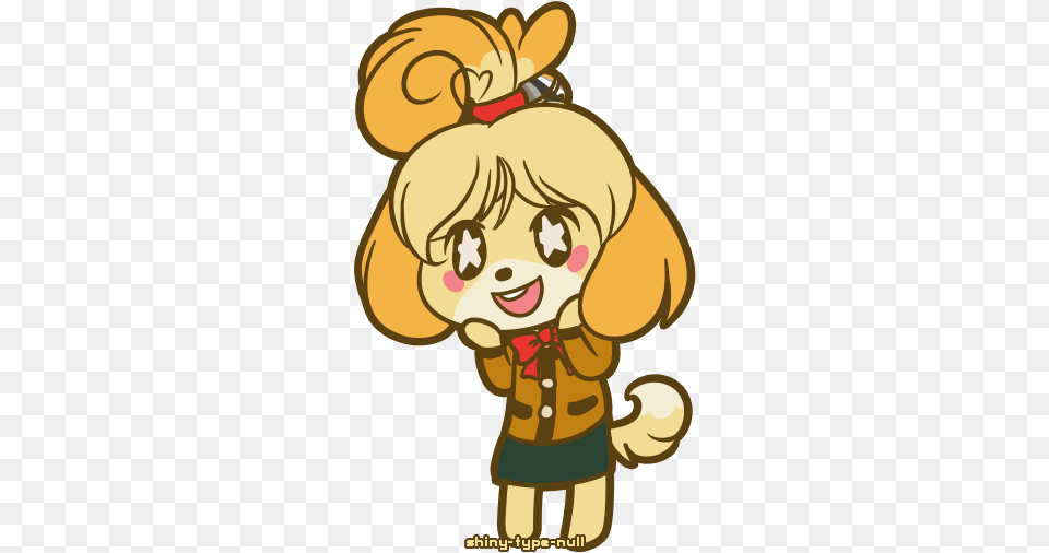 View Samegoogleiqdbsaucenao Animal Crossing Isabelle Animal Crossing Isabelle Sticker, Baby, Person, Cartoon, Face Free Png