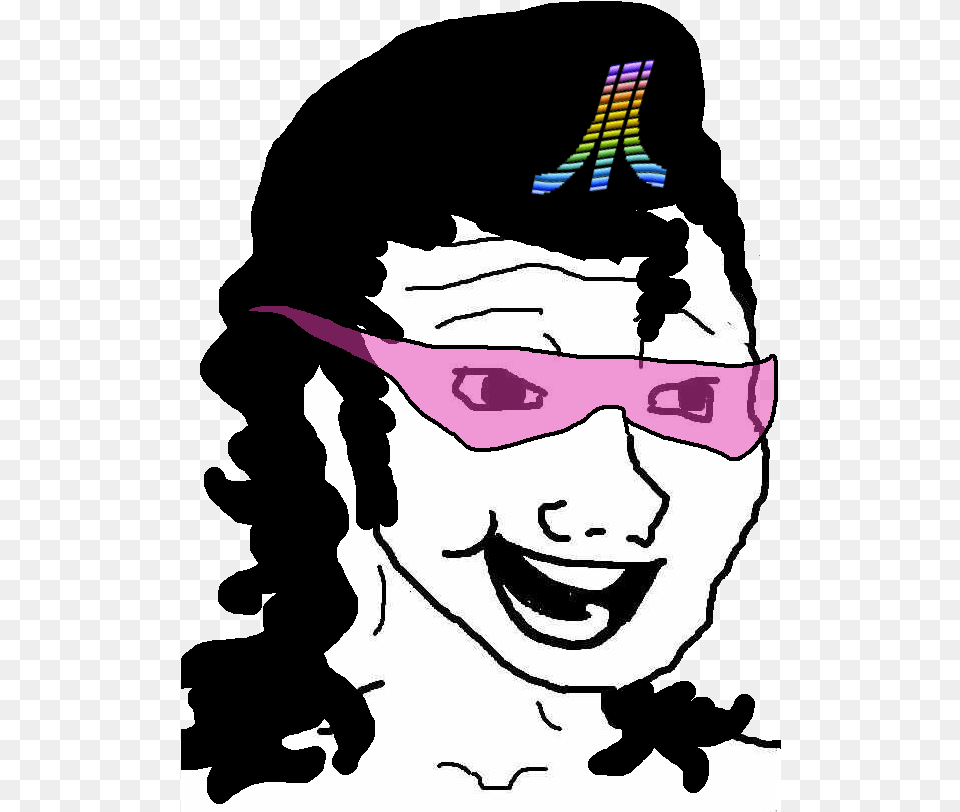 View Samegoogleiqdbsaucenao Atari Master Race Jehri Know That Feel, Stencil, Baby, Person, Art Png