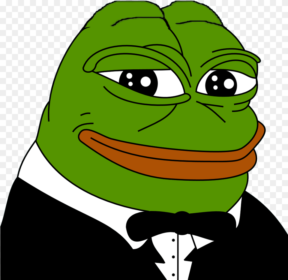 View Samegoogleiqdbsaucenao Based Pepe In A Tuxedo, Accessories, Formal Wear, Green, Tie Free Png Download