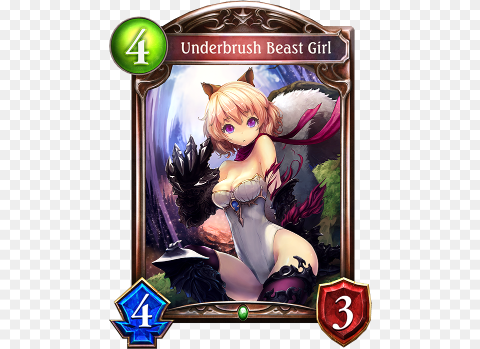 View Samegoogleiqdbsaucenao C Shadowverse Underbrush Beast Girl, Book, Comics, Publication, Adult Png