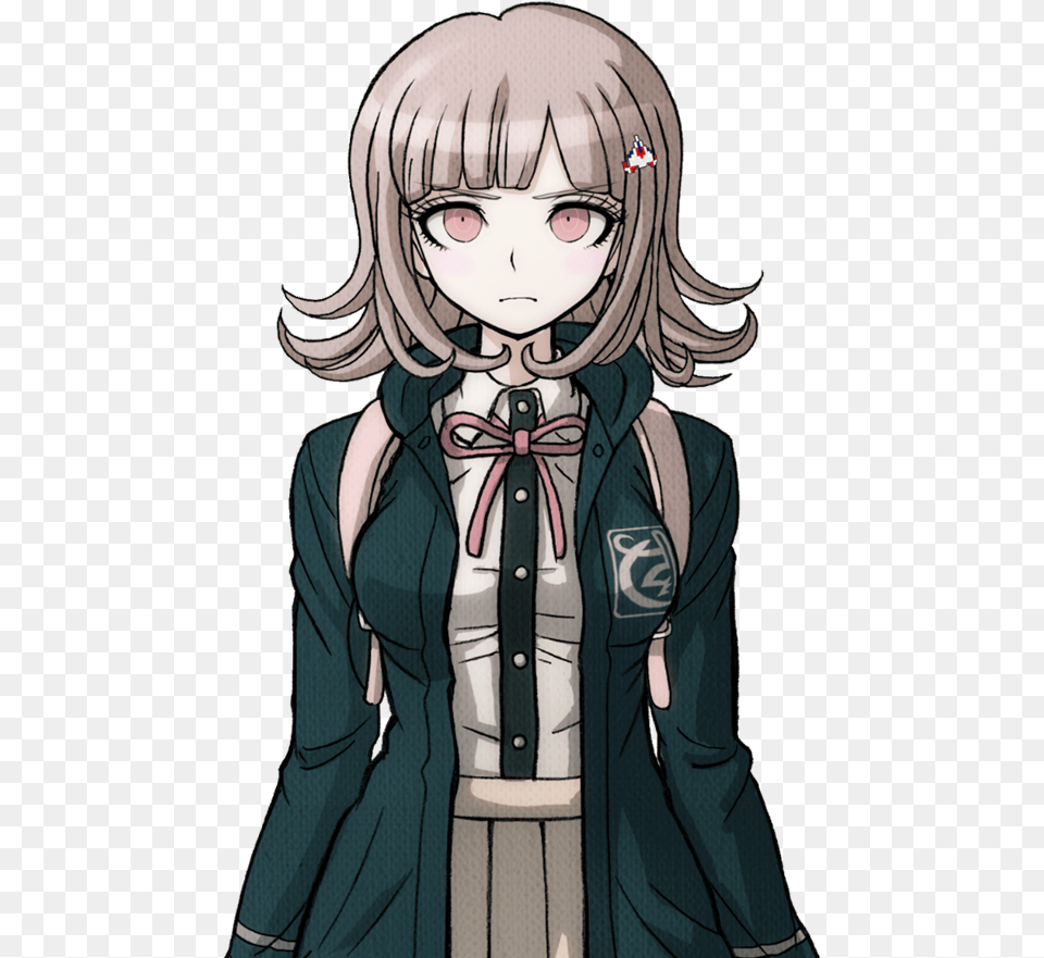 View Samegoogleiqdbsaucenao Chiaki Frown Chiaki Danganronpa, Publication, Book, Comics, Adult Free Transparent Png