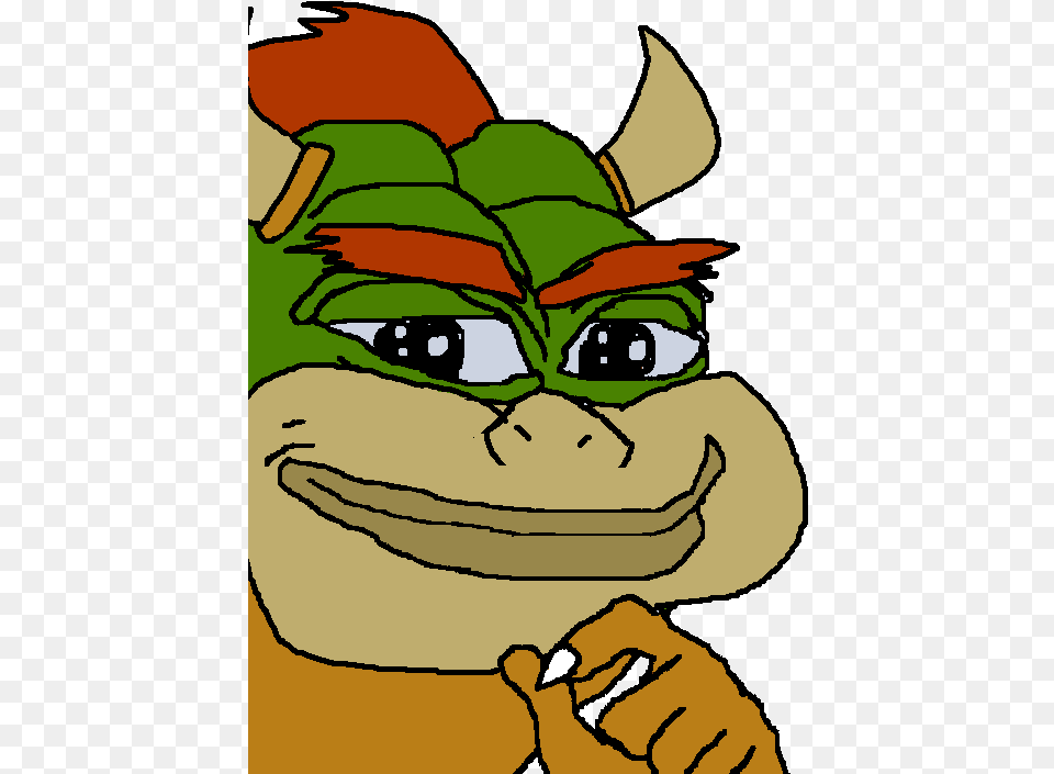 View Samegoogleiqdbsaucenao Comfy Bowser Pepe, Cartoon, Baby, Person Png