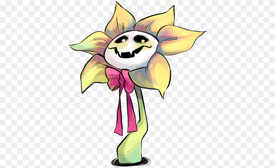 View Samegoogleiqdbsaucenao Flowey Best Flowey Transparent, Cartoon, Person, Art, Flower Png Image