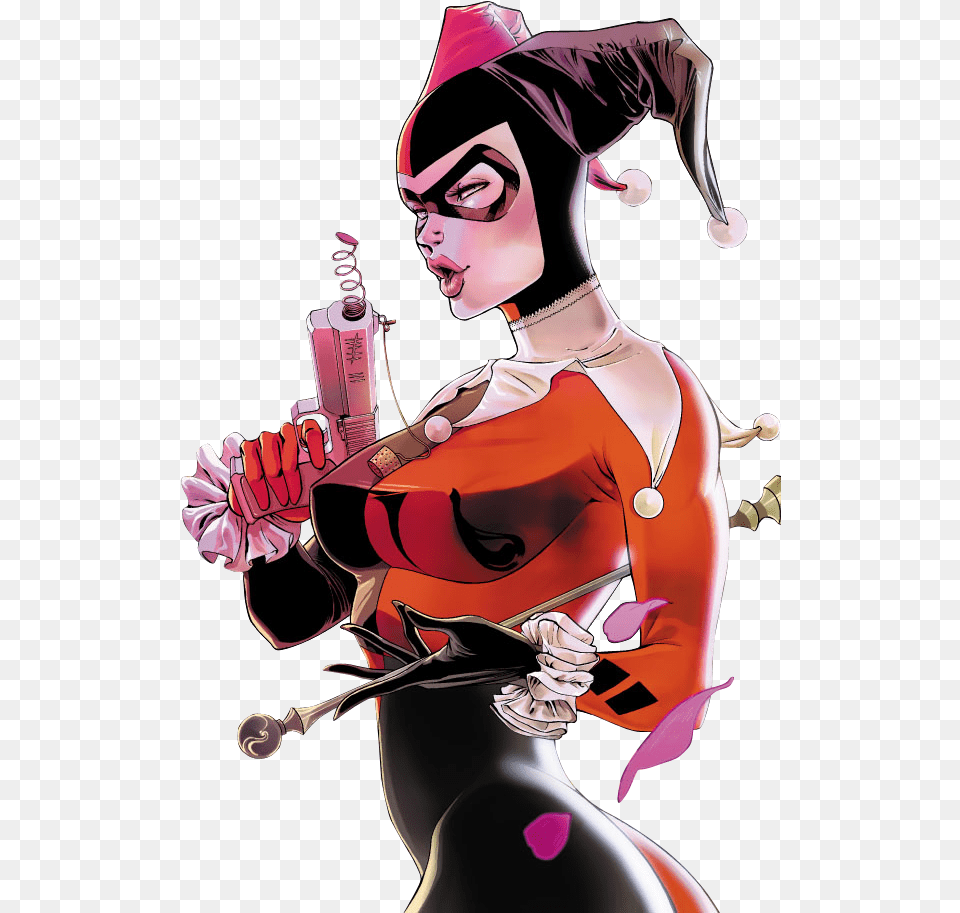 View Samegoogleiqdbsaucenao Harley Harley Quinn Comic, Adult, Publication, Person, Female Png Image