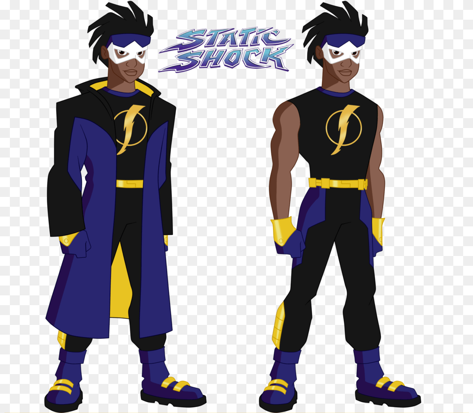 View Samegoogleiqdbsaucenao Img 0744 Static Shock Costume, Book, Publication, Comics, Child Free Png