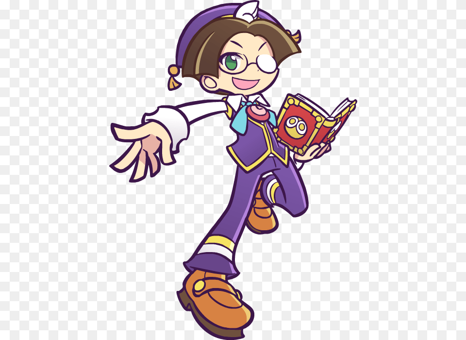 View Samegoogleiqdbsaucenao Klug Klug Puyo Puyo Tetris, Baby, Book, Cartoon, Comics Free Png